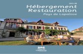 2018 Hébergement Restauration - lapalisse-tourisme.com€¦ · Les tarifs indiqués dans cette brochure sont donnés à titre indicatif. ... Auberge du Bois Mongenet : cuisine au