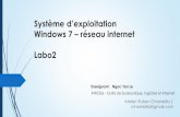 Système d’exploitation 2_INF0326_Auto… · Système d’exploitation Windows 7 ... Cisco Vous IP? Activer le partage réseau sur un PC Windows 7. 1 Accéder au panneau de configuration--Panneau