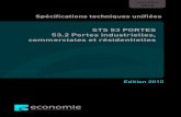 STS 53 PORTES 53.2 Portes industrielles, … · – Belgian Center for Domotics and Immotics (BCDI) – Belgian Construction Certification Association (BCCA) ... 5.7 Mode d'emploi