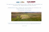 Programme de définition des cibles de neutralité en ... TS... · lutte contre la désertification (CNULCD), tenue à Ankara, en Turquie en octobre 2015, a approuvé la ... Définition