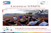 Licence STAPS Admission Pré-requis Voir les conditions d’accès ci-dessous. Conditions d’accès Accès en : L1 STAPS : Baccalauréat ou DAEU (Via admission Post Bac) à défaut