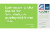 Expérimentation du robot Tropic’Oz pour …lim.univ-reunion.fr/staff/fred/M2info/14-15/Soutenances-juin-2015/... · Mise à disposition d’une serre à Saint-Joseph par Jean-Bernard