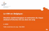 Le VIH en Belgique - FPS Public Health .-du comportement   risque (type, fr©quence dâ€™exposition,