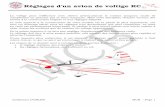 Les réglages d'un avion RC - f2.quomodo.comf2.quomodo.com/F9C77F31/uploads/845/Reglages avions voltige.pdf · Le meilleur moyen de voir si le réglage est optimal, est de mettre
