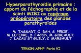 M TASSART, O BAH, S PERIE, M LEFEVRE, D …pe.sfrnet.org/Data/ModuleConsultationPoster/pdf/2007/1/6bd02b5e... · Fatigabilité et douleurs musculaires Secondaire dialyse chronique