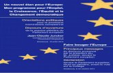 Un nouvel élan pour l’Europe: Mon programme pour … · Et de renforcer la légitimité démocratique sur la base de la méthode ... la présidence de la Commission européenne