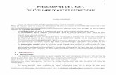 Poly - Philosophie de l' - Philosophie de l'Art.pdf · PDF filede la morale. 0 Introduction: ... Dans le cours de métaphysique, on trouve les justifications des positions de ce cours.