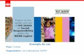 Exemple de cas - ISO · Donateur: Agence suédoise de coopération internationale pour le développement (Sida) ... Des impacts de SAIPH sur les pilier du DD nnotamment social et