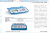 C 99: analyseur pour DCO et 36 paramètres … HI83099_fr A2B-Lab.pdf · * Méthode avec acide chromique-sulfurique officiellement reconnue par l’EPA pour l’analyse des eaux usées