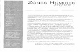 ZONES HUMIDES - snpn.com · De ces conclusions se dégage un bilan très négatif, laissant apparaître une régression des ... de la méthode de l'audit patrimonial, a révélé