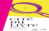 MARS 2012 - Cité du livre d'Aix en Provence · 2012-03-01 · Plus de 80 jeunes venus du monde entier, ... de l’eau pour les hommes, de Jacques Hubinet (documentaire, France, ...