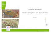 DDTM 83 – Mont Faron Limite de propagation – Aléa … · 2013-12-20 · 3.2 Analyse des profils ... secteur. Cette limite s'en rapproche en partie Ouest du secteur au niveau