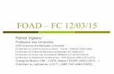 FOAD – FC 12/03/15 - tethys.univ-amu.fr · FOAD – FC 12/03/15 Patrick Vigliano Professeur des Universités UFR Sciences Aix-Marseille Université Ex-Directeur du Centre Avicenne