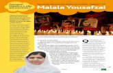 Nominée Héroïne des Droits de l’Enfant • Pages 27–47 ...worldschildrensprize.org/downloads/theglobe2014/Malala_fra.pdf · peuvent changer le monde. Un fonds à été créé