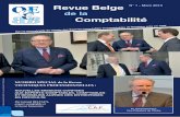 Revue Belge N° 1 - Mars 2013 - Ordre des Experts ... · Un rapport de l’expert-comptable ou du reviseur donnant une attestation de contrôle limité ... Commission des Normes comptables,