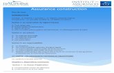 Assurances risques simples - Accueil | INSTITUT DES ...iap-droitdesassurances.dauphine.fr/.../pdf/Syllabus_Cours_DU2.pdf · Assurance construction Plan de cours (suite) Chapitre 3.