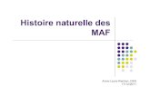 Histoire naturelle des MAF - Hepatoweb.com€¦ · Diminution de la défense antioxydante