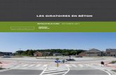 LES GIRATOIRES EN BéTON - febelcem.be · Ce bulletin présente les particularités de conception et d’exécution d’un giratoire en béton et ... de cité dans le cadre des aménagements