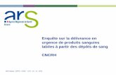 Enquête sur la délivrance en urgence de produits … · 3 ARS Alsace - DPPS - VGAS - SYS - 15 - 11 - 2012 Questionnaires concernant le dépôt : typologie, stock, consommation,
