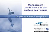 Management par la valeur et par analyse des risques … · 2 Management par la valeur - Principes fondamentaux Management par la valeur - Principes fondamentaux ¾Gestion par les