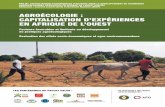 aGroéCoLoGie : CaPitaLiSation d’exPérienCeS en aFrique de ... · appuyée sur un partenariat avec l’Unité de Formation et de Recherche Agriculture com- ... dans ce rapport.