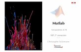 11.Algo Matlab III.r13.7 - la.epfl.ch · de Matlab. Fit interactif Choix des données ... Intégration numérique par la méthode des trapères avec la fonction trapz(X,Y). Note: