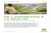 De l’aspiration à la réalité : Analyse de la Vision … · 2017-04-18 · Analyse de la Vision minière africaine ... la fuite des ressources du continent par la fraude fiscale