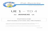 UE 1 TD 4 - tutoratparis12.frtutoratparis12.fr/file/7QTDT5BWQIdf5xnwwXgl.pdf · 1- QCM a. ENZYMOLOGIE. QCM 1. Indiquer la ou les réponse(s) correcte(s). A. L’allostérie enzymatique