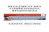 REGLEMENT DES COMPÉTITIONS RÉGIONALES - Comité de tarot ... · documents de base régissant les compétitions du Comité Aquitaine de Tarot. ... même au cours des rotations ...