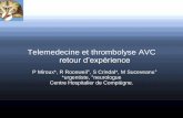 Telemedecine et thrombolyse AVC retour d’expérienceresuval.free.fr/EG AVC/2011/Miroux_avc lyon1.pdf · Telemedecine et thrombolyse AVC retour d’expérience P Miroux*, R Roosweil°,