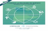 Programme - Étudier la religion au Québec (MLC-DJ) · Faculté des sciences humaines de l’Université du Québec à Montréal ... 10 h 45 Du Fiqh pour les minorités. Intégration
