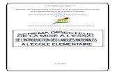 Ministère de l'Enseignement Technique, de la … · parce que l'introduction des langues africaines dans l'enseignement fondamental favorise l'émergence du multilinguisme, source