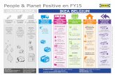 People & Planet Positive en FY15 - ikea.com · équivalente à la consommation électrique annuelle de 10.000 foyers Une économe i supérieure à 2,6 millions de bains La promotion