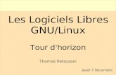 Les Logiciels Libres GNU/Linux - thomas.enix.orgthomas.enix.org/pub/conf/enac2006/presentation.pdf · Vers le Logiciel Libre... Pratiques des hackers, modèle de la recherche scientifique