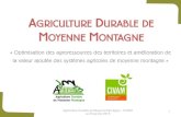 AGRICULTURE DURABLE DE MOYENNE MONTAGNE · et rédaction de fiches simplifiées. ... L'APPROCHE PRATIQUE PAR LA FLORE: L'AUTODIAGNOSTIC Agriculture Durable de Moyenne Montagne - CIVAM