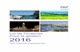 Pour la gestion 2016 - PKF Tunisia de finances 2016_0.pdf · I/- En Matière d'impôt sur les ... nature de l’activité par un taux ... Le revenu net des propriétés non bâties