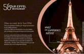 Dînez au cœur de la Tour Eiffel · Saumon fumé norvégien, tartare d’algues, ... tombée de poireaux à peine crémée, ... Menus susceptibles de modification sans préavis.