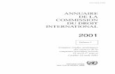 Annuaires de la Commission du droit international 2001 …legal.un.org/ilc/publications/yearbooks/french/ilc_2001_v1.pdf · Jeudi 26 avril 2001, à 10 heures Responsabilité des États