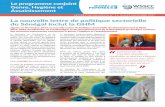 La nouvelle lettre de politique sectorielle du Sénégal ... · approvisionnement en eau sûr, ... au Sénégal révèle les forces et les faiblesses des programmes d ... il édictait