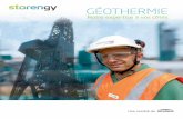 GÉOTHERMIE - Accueil · Un partenaire sur le long terme La géothermie est une énergie verte qui s’inscrit pleinement dans une démarche de développement durable.