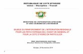 REPUBLIQUE DE COTE D’IVOIRE Union Discipline … · Financement des projets d’infrastructures: ... Interconnexions portuaires et aéroportuaires de la région. 12. MIAIE 13 ACQUIS