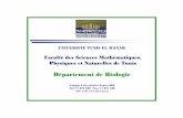 Facultédes Sciences Mathématiques, Physiques et … · Filières LMD de la Facultédes Sciences de Tunis Biologie Chimie Géologie Informatique Maths Physique Licences Fondamentales-Sciences