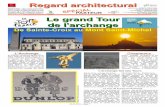 Regard architectural - ressources.crdp.ac-caen.frressources.crdp.ac-caen.fr/cddp50/journal2016.pdf · 1898, la construction de la nouvelle flèche achevée, une statue, œuvre ...