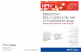 HPHPNN AFC Française de Cytométrie de … des clones hpn... · DOCUMENT RÉDIGÉ PAR Dr Agathe Debliquis Laboratoire d’Hématologie Responsable des ... patients présentant une