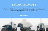 BONJOUR - Nolianolia.fr/documents/plaquette Cial.pdf · Nolia une société spécialisée dans la veille informationnelle et le renseignement commercial à destination des entreprises.