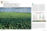 Lutte intégrée - Biopesticides et biostimulants · première de la vie d’une plante. Comment ... peut se faire sentir jusque dans le goût, la qua-lité, le rendement et la durée