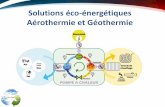 Solutions éco-énergétiques Aérothermie et Géothermie · 2 Déroulement de la présentation Introduction Définir l’aérothermie et la géothermie Principes de bases de chacune