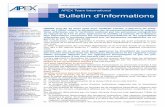 APEX Team International Bulletin d’informations · gard de la TVA (MO 242/2016) ... qui comprennent des informations corrigées est la ﬁn de l’exercice ﬁnancier/ de l’année