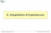 6. Adaptation d’impédances - onde/ING2___onde_Chap_6.pdf · PDF fileAdaptation simple stub – Emploi de l’abaque de Smith. Chapitre 6 (Diapositive n° 9) Techniques des micro-ondes