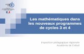 Les mathématiques dans les nouveaux programmes de …maths.ac-creteil.fr/IMG/pdf/diaporama_1_nouveaux_programmes.pdf · calcul de l'aire des surfaces des autres solides, ... étude